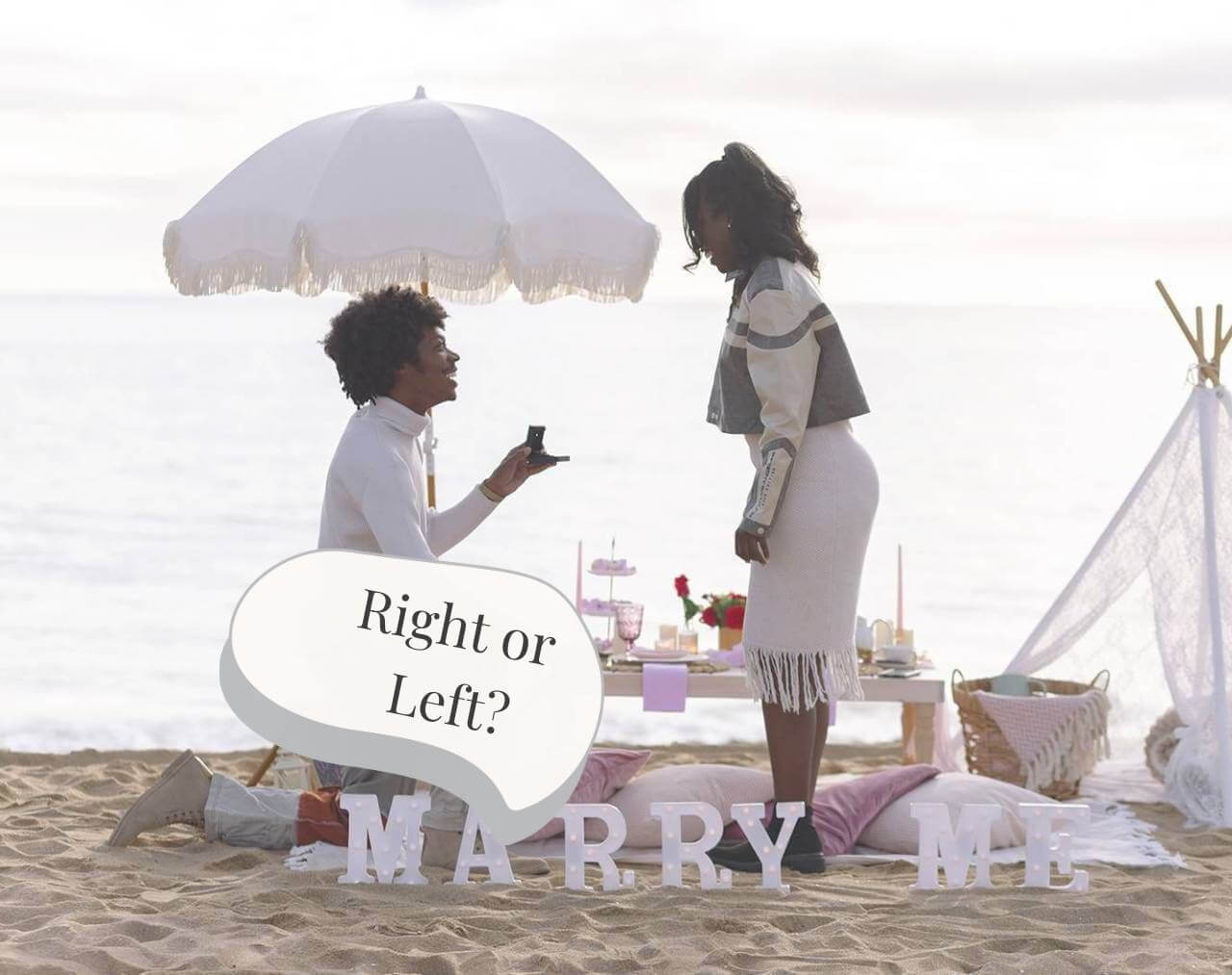 What Knee Do You Propose On – Right or Left