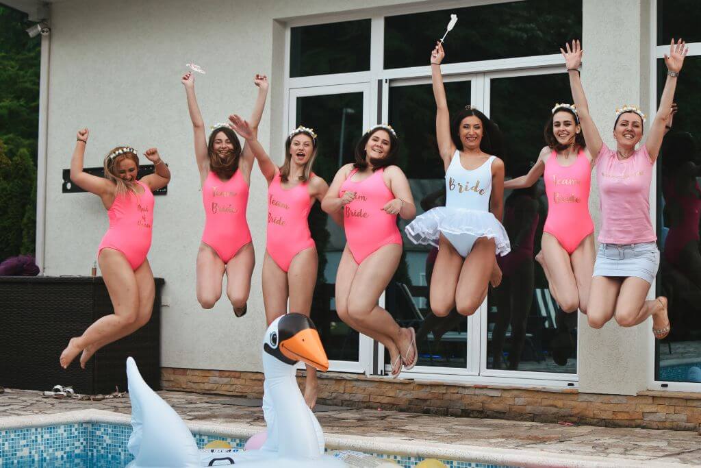 pool party celebration for the bride-to-be