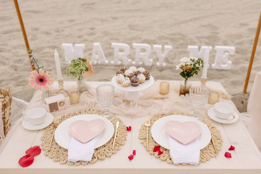 treat reveal for proposal surprise