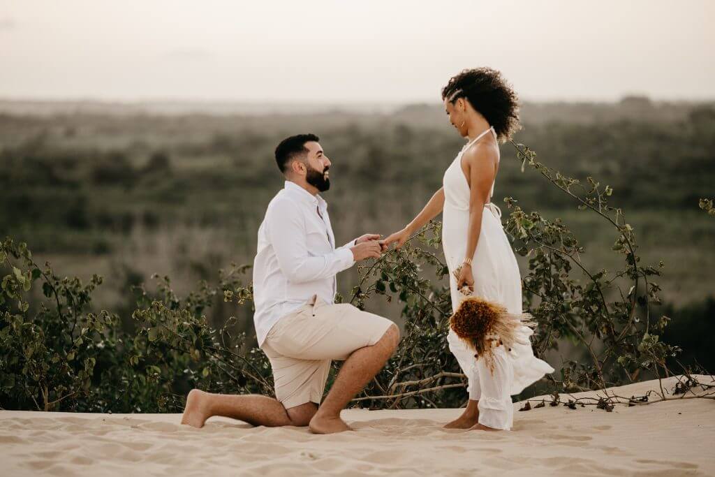 adventure hike proposal for her