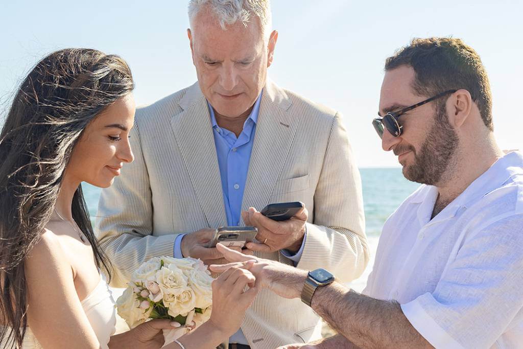 beach destination wedding ceremony