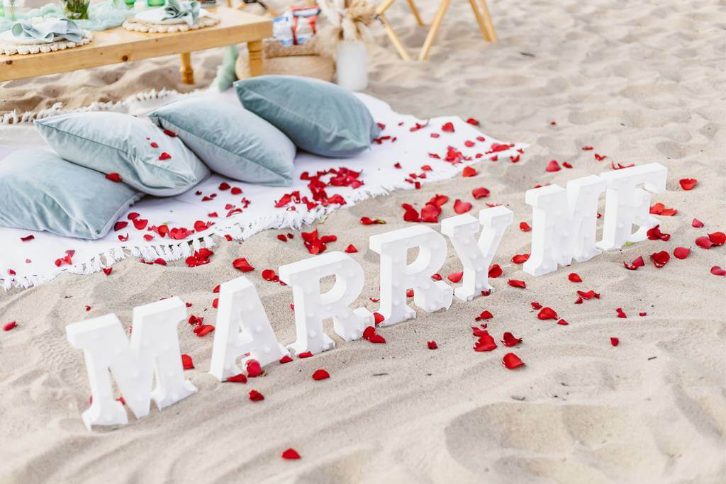 marry me letters for her proposal